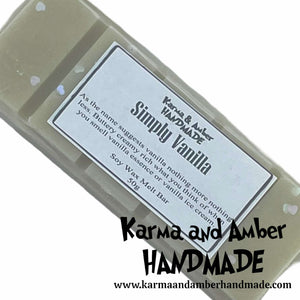 SIMPLY VANILLA Soy Wax Melt Bar