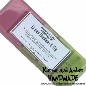 GREEN BAMBOO & FIG Soy Wax Melt Bar