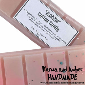 COTTON CANDY Soy Wax Melt Bar