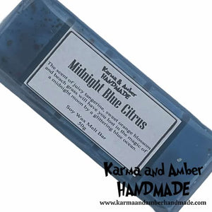 MIDNIGHT BLUE CITRUS Soy Wax Melt Bar