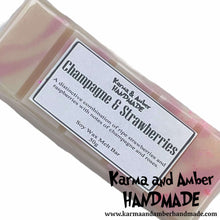 CHAMPAGNE & STRAWBERRIES Soy Wax Melt Bar