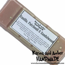 VANILLA PATCHOULI & SANDALWOOD Soy Wax Melt Bar