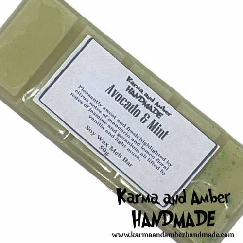 AVOCADO MINT Soy Wax Melt Bar